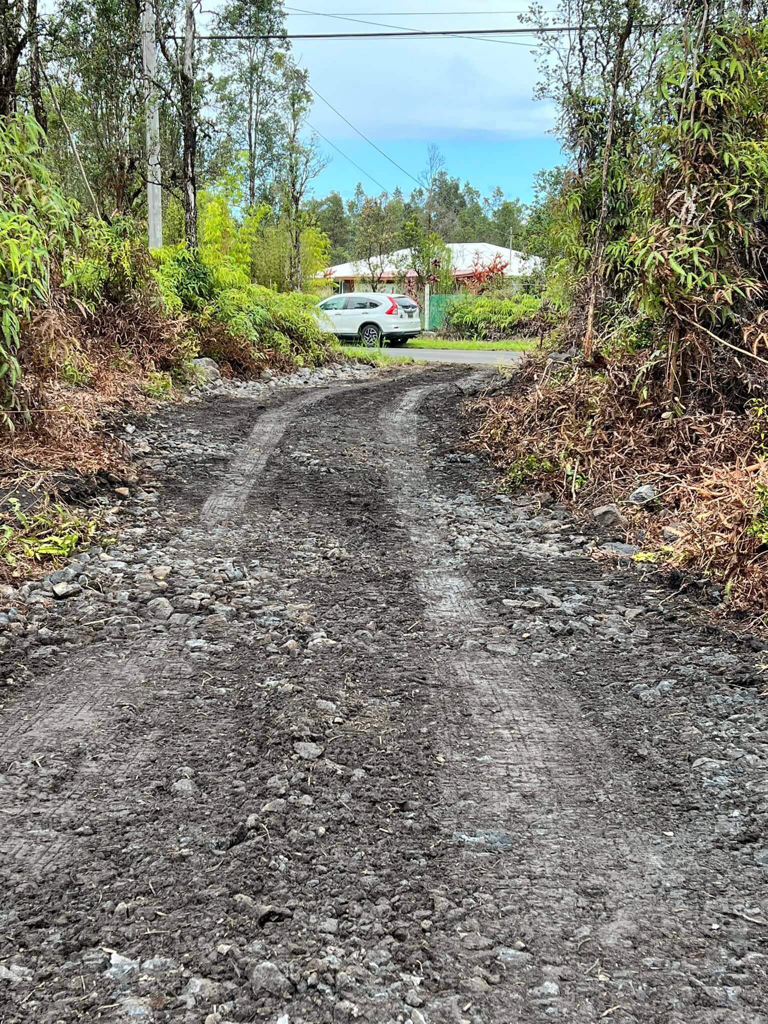 excavation project on the Big Island